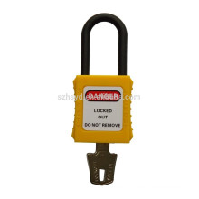 CE certification resistant impact and high corrosion ABS long shackle padlock